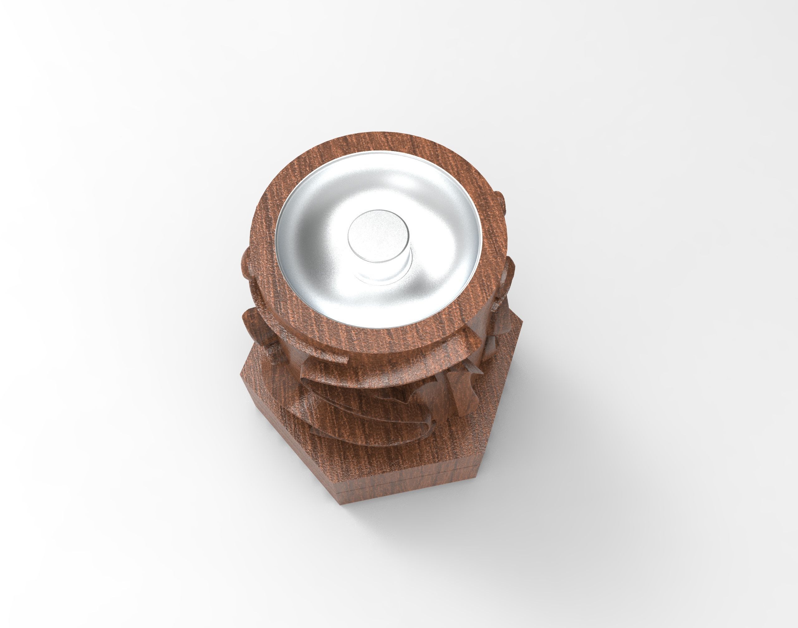 Hexagon mabkhara 3D model_7