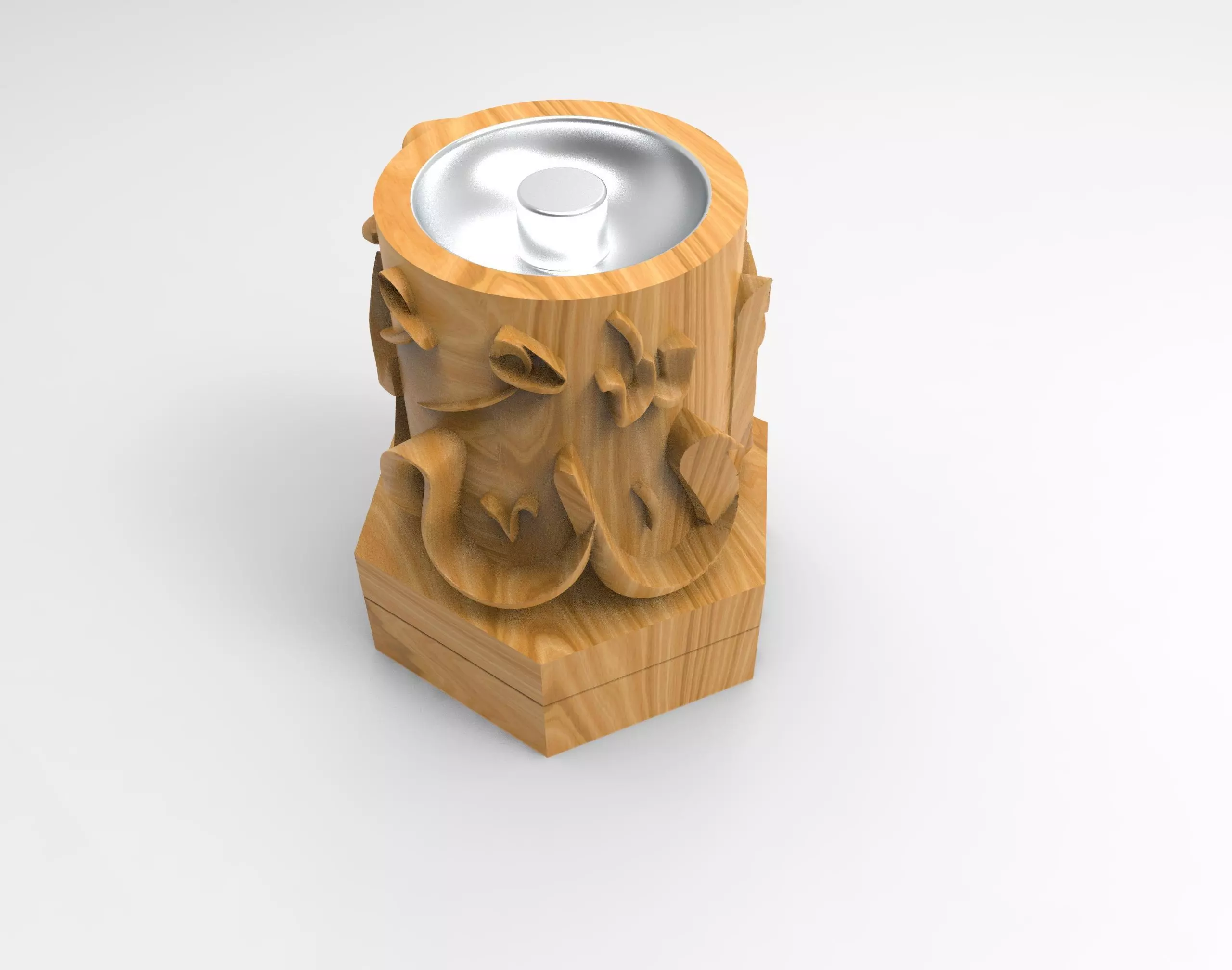 Hexagon mabkhara 3D model_0