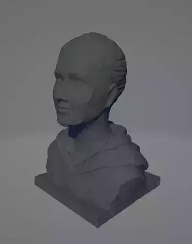 Woman head 3D scan