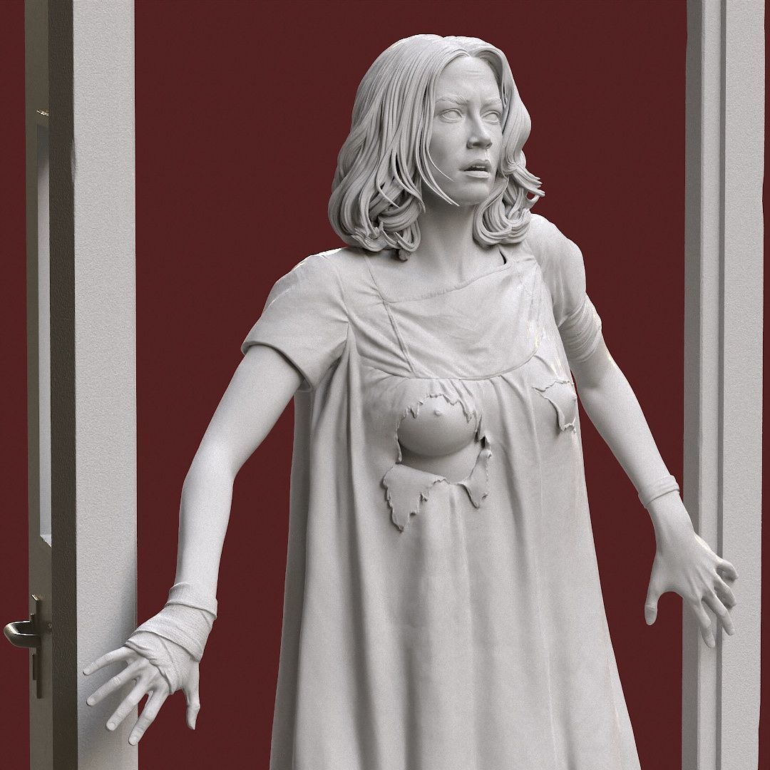 Laurie Strode NSFW from Halloween 2 3D print model_11