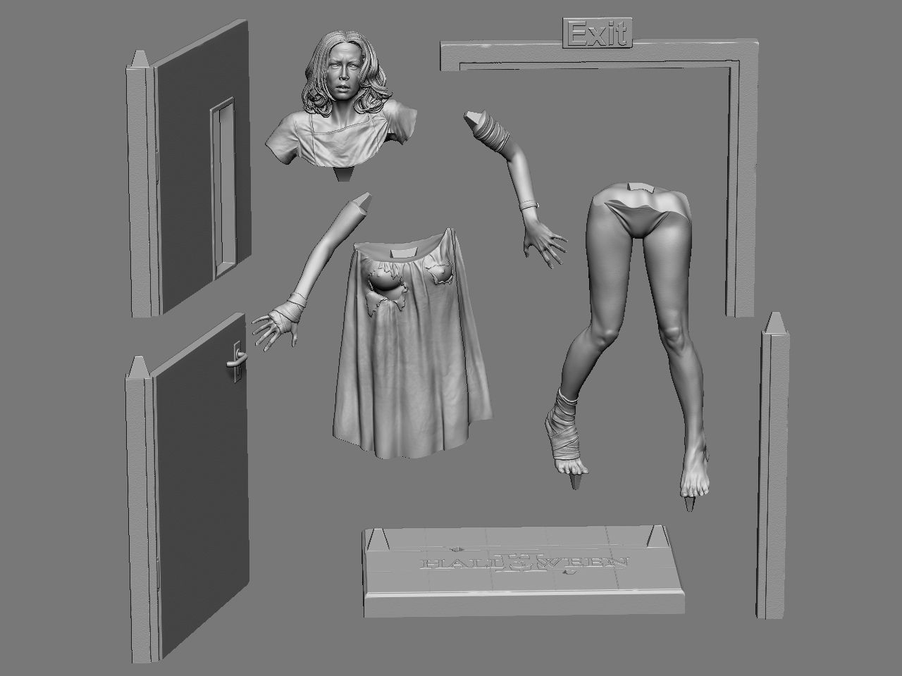 Laurie Strode NSFW from Halloween 2 3D print model_35