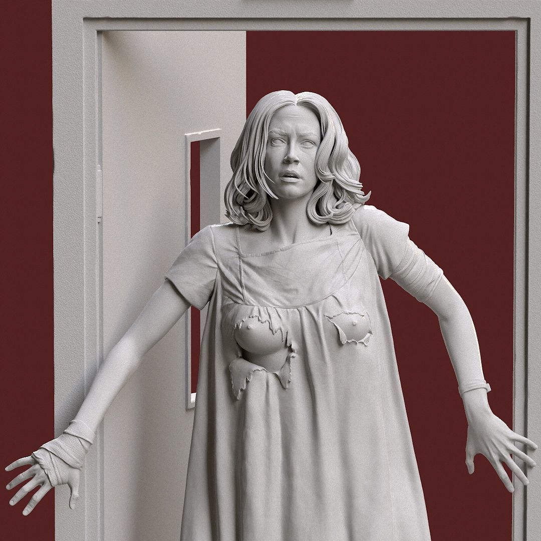 Laurie Strode NSFW from Halloween 2 3D print model_9