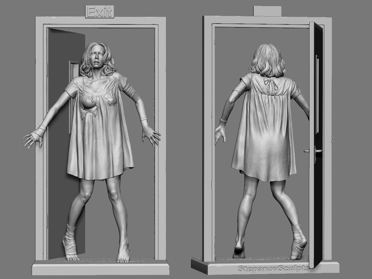 Laurie Strode NSFW from Halloween 2 3D print model_34
