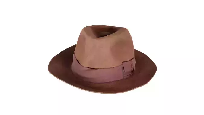 Bow Hat Low-poly 3D model