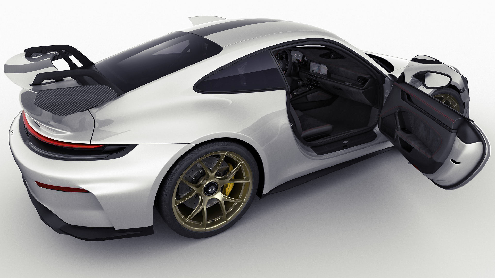 Porsche 911 GT3 Weissach 2025 3D model_19