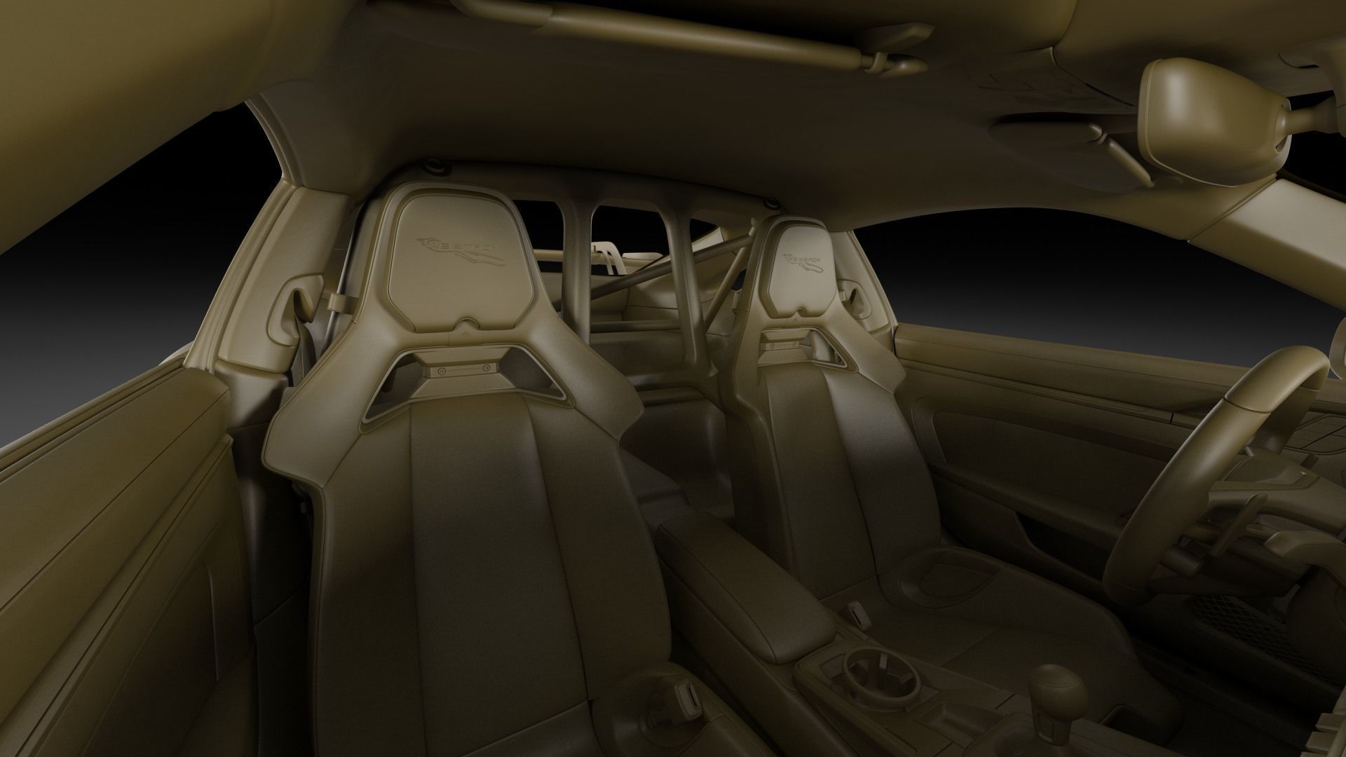 Porsche 911 GT3 Weissach 2025 3D model_33