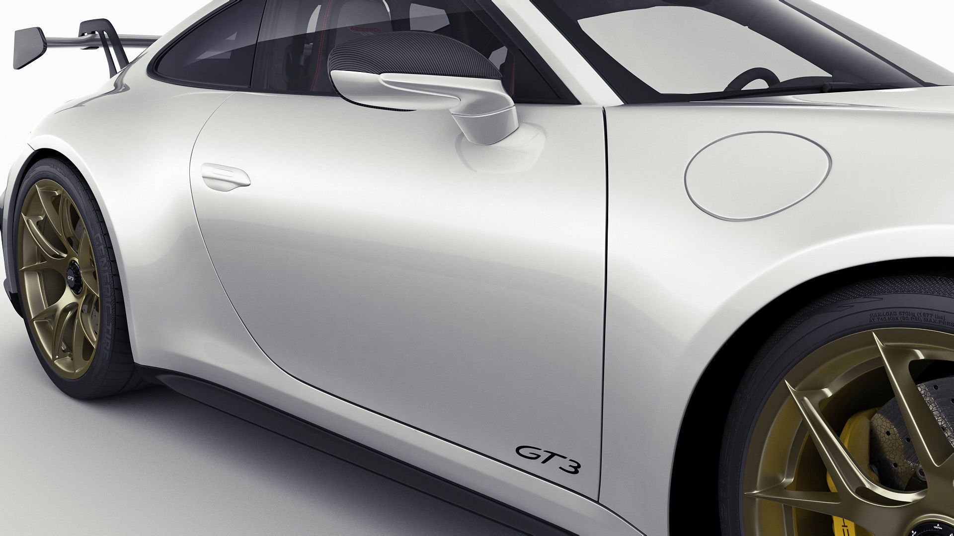 Porsche 911 GT3 Weissach 2025 3D model_16