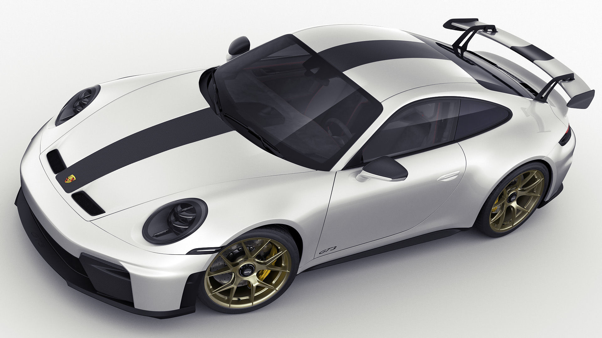 Porsche 911 GT3 Weissach 2025 3D model_11