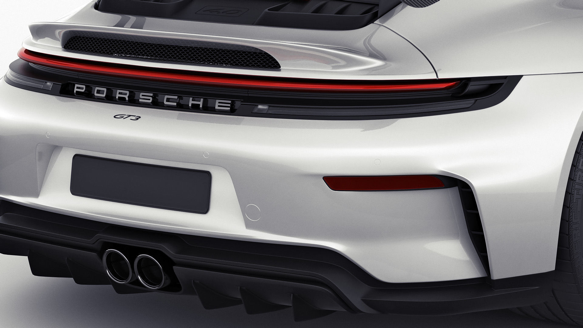 Porsche 911 GT3 Weissach 2025 3D model_9