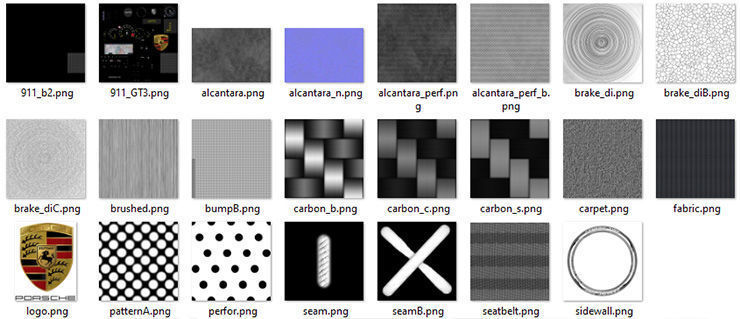 Porsche 911 GT3 Weissach 2025 3D model_42