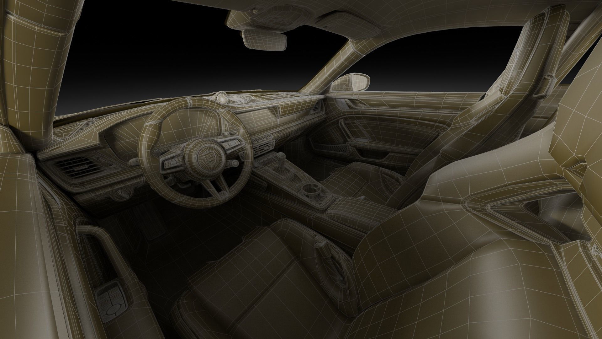 Porsche 911 GT3 Weissach 2025 3D model_37