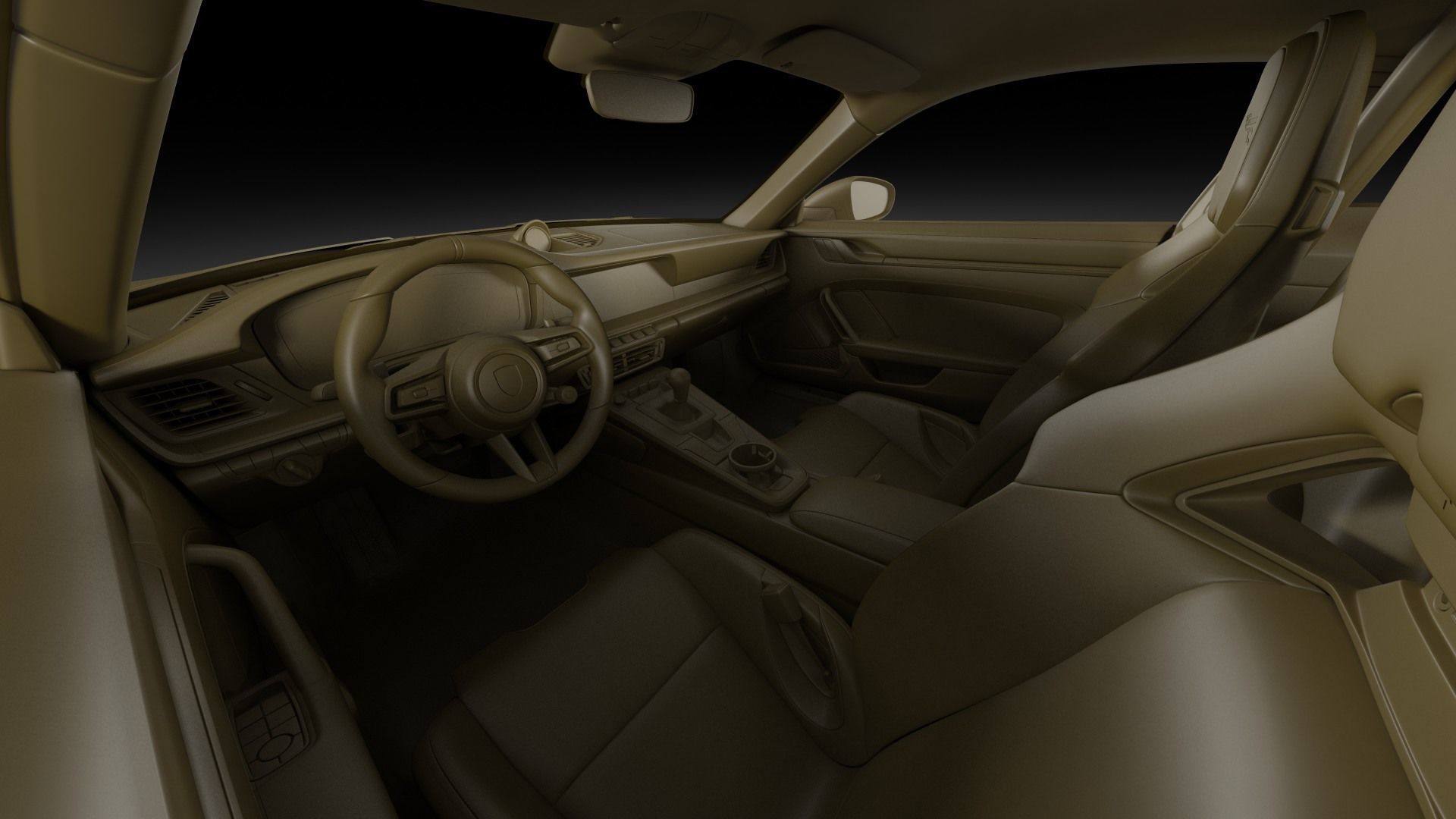 Porsche 911 GT3 Weissach 2025 3D model_32