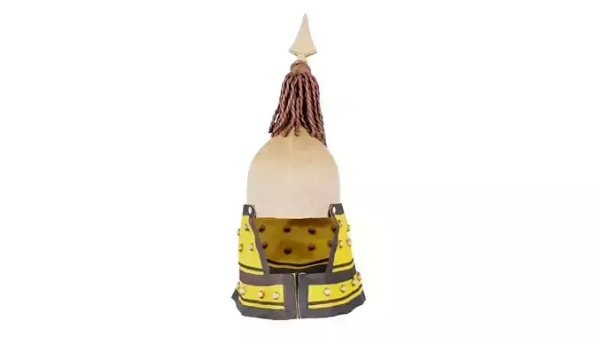 Chinese Warrior Helmet Low-poly 3D model