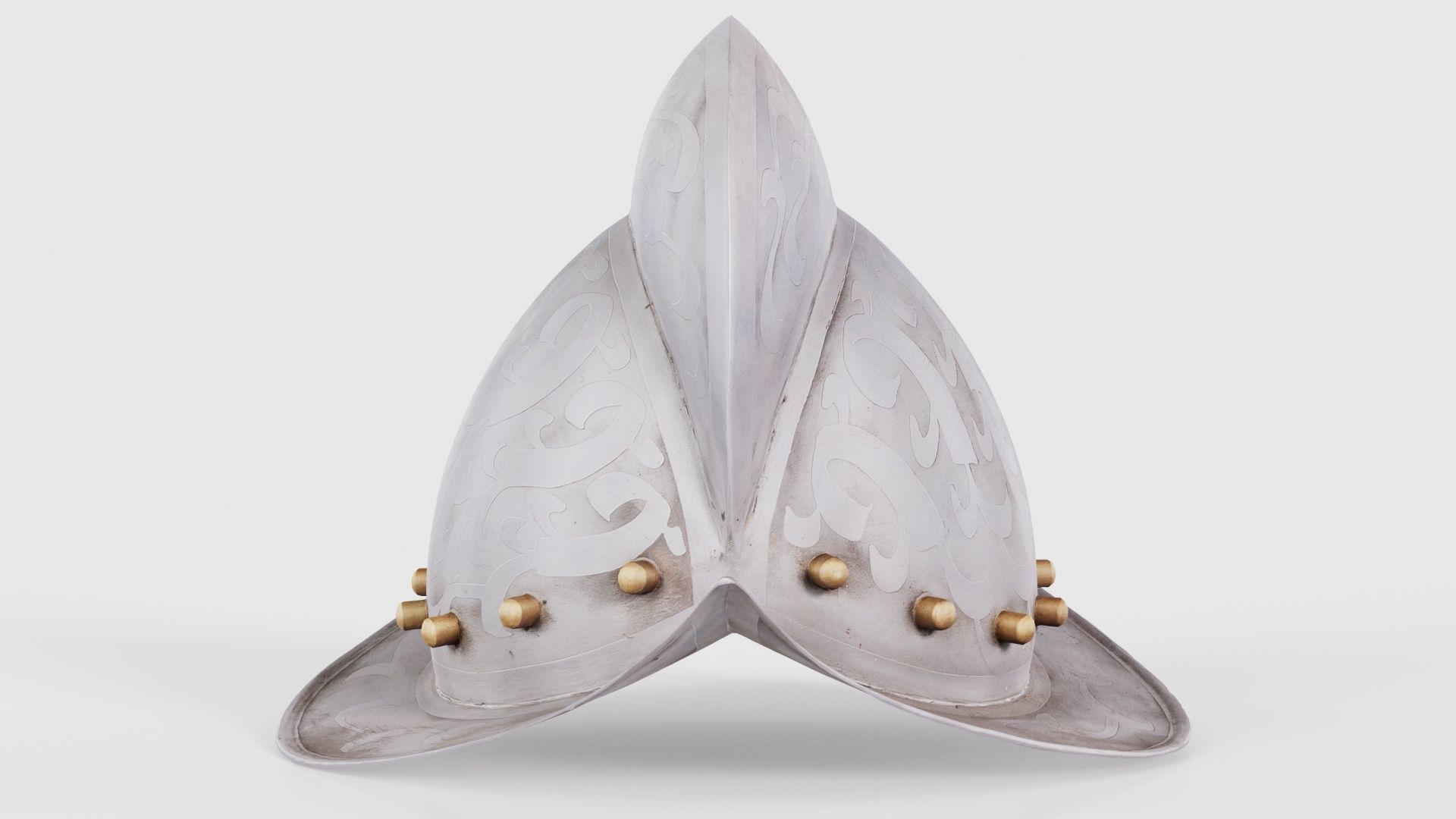 Conquistadors Helmet Low-poly 3D model_21