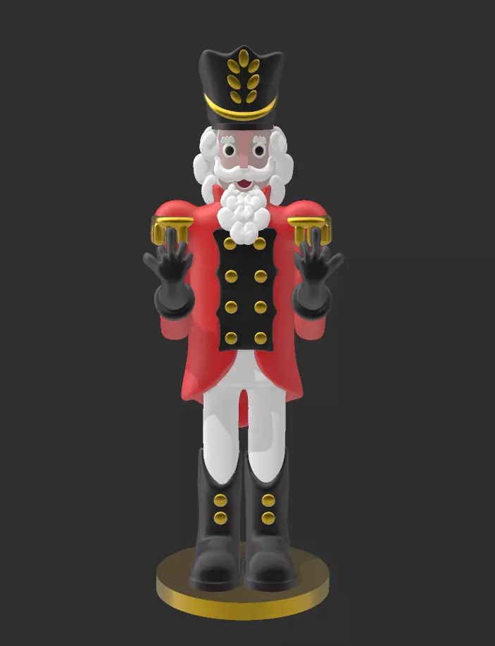 Rude nutcracker 3D print model_0