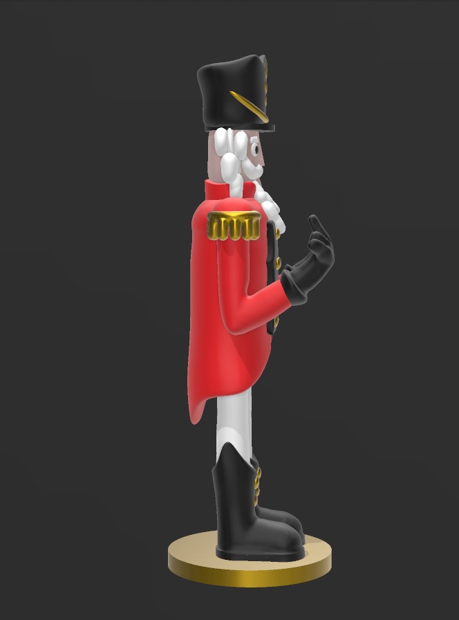 Rude nutcracker 3D print model_3