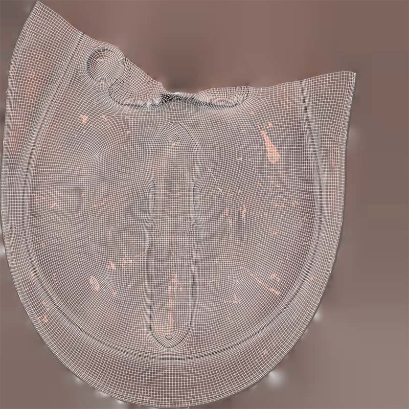 Firefighter Hat Low-poly 3D model_14