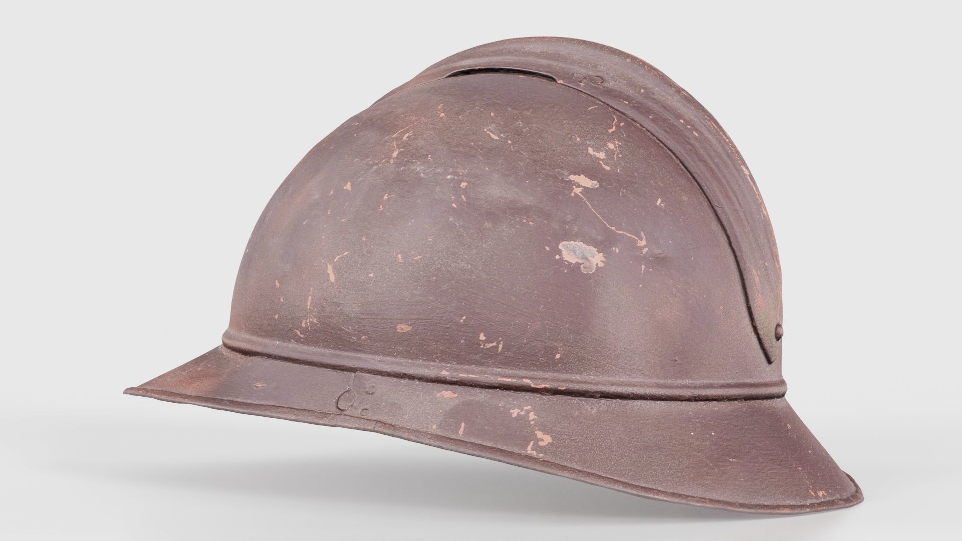 Firefighter Hat Low-poly 3D model_23