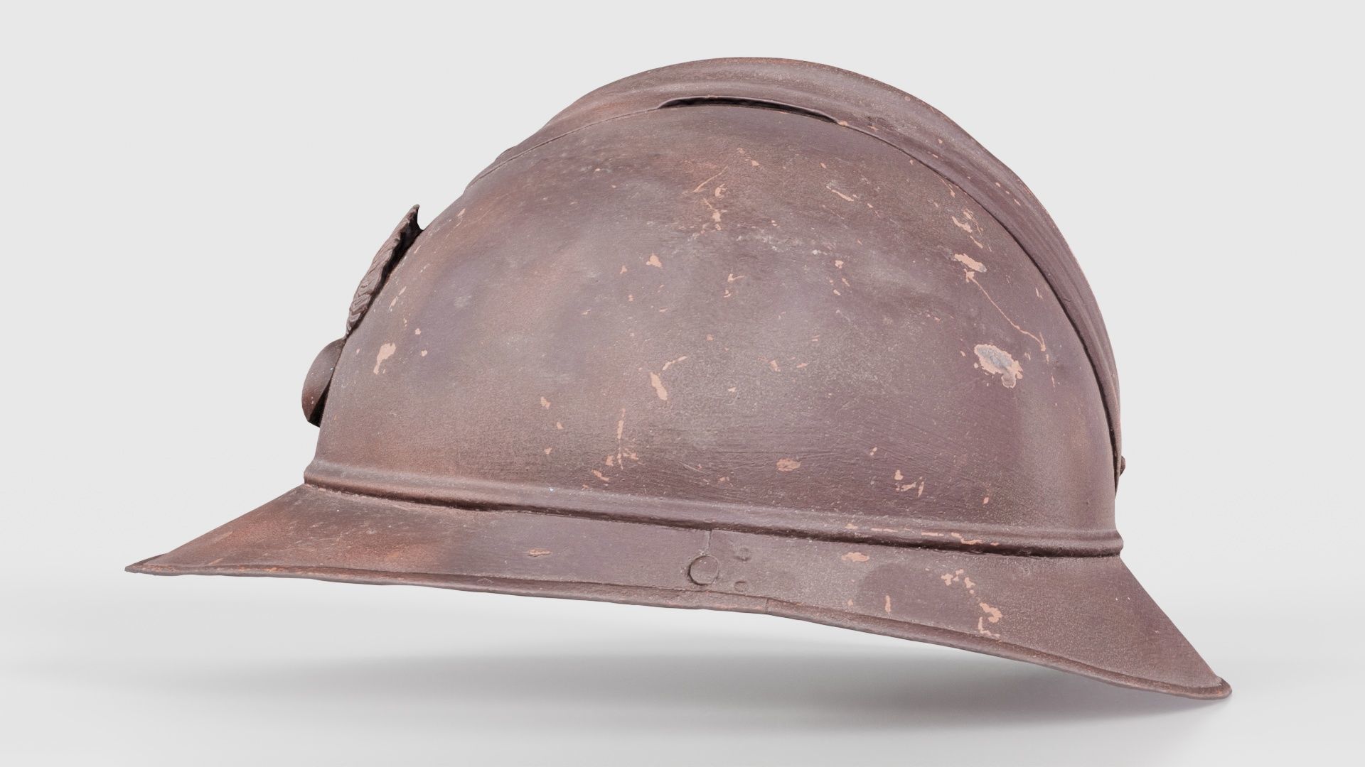 Firefighter Hat Low-poly 3D model_24