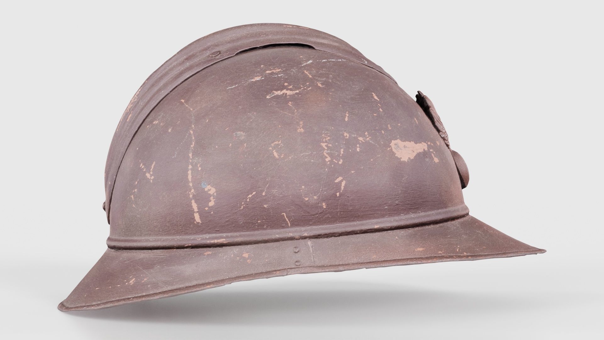 Firefighter Hat Low-poly 3D model_18