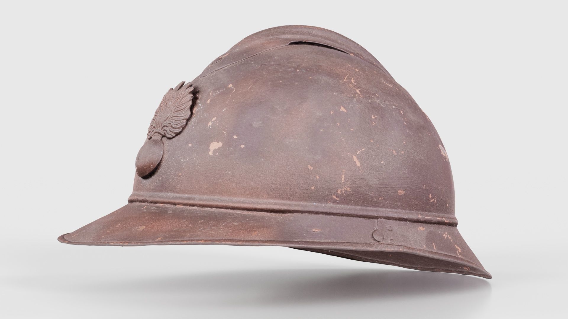 Firefighter Hat Low-poly 3D model_25