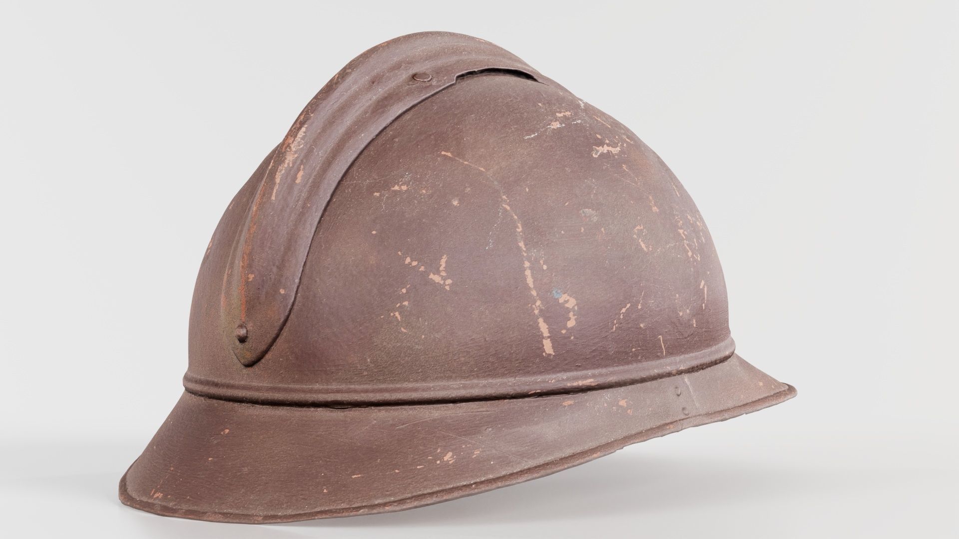 Firefighter Hat Low-poly 3D model_2