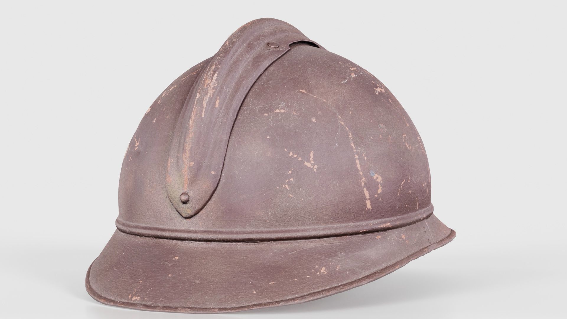 Firefighter Hat Low-poly 3D model_20