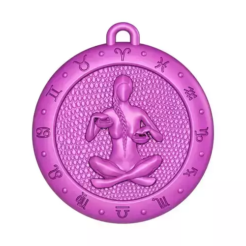 Libra Zodiac Pendant
