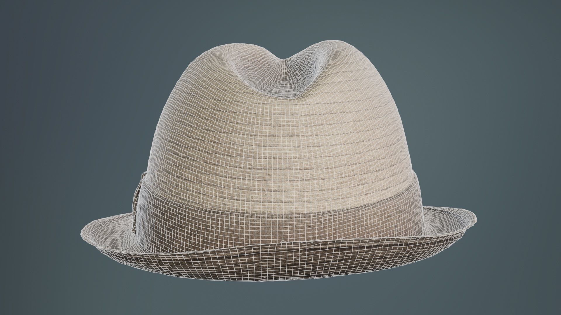 Flexy Hat Low-poly 3D model_10