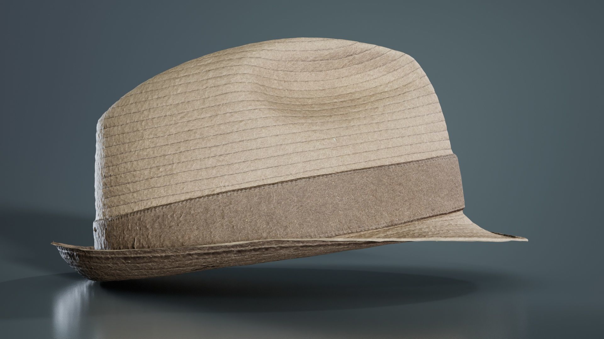 Flexy Hat Low-poly 3D model_5