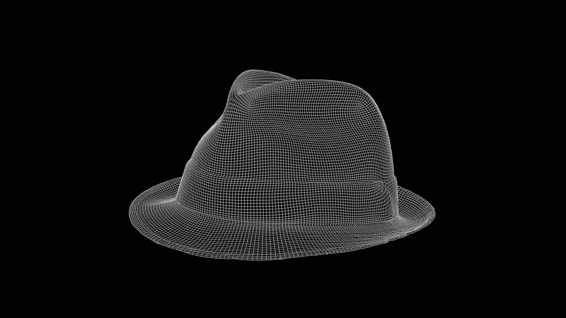 Flexy Hat Low-poly 3D model_11