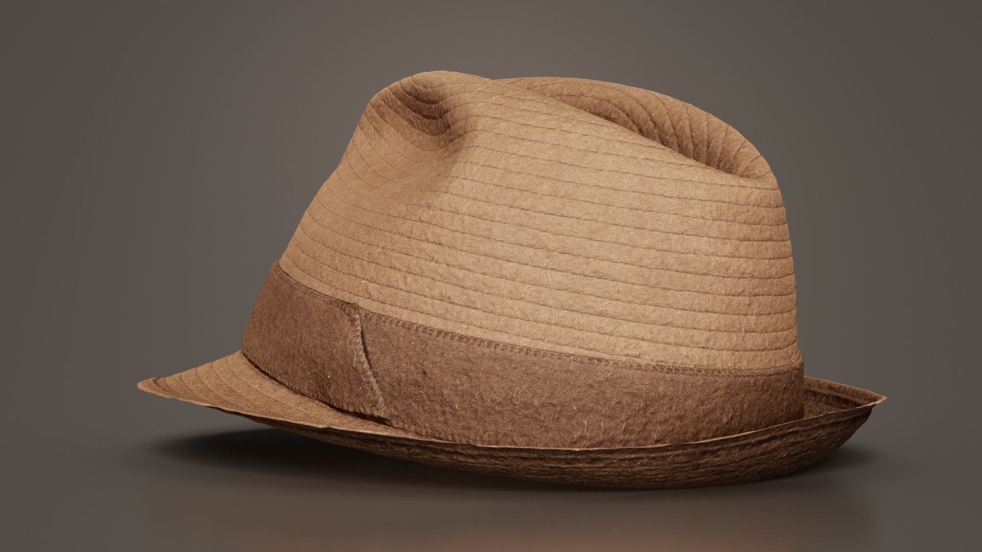Flexy Hat Low-poly 3D model_3