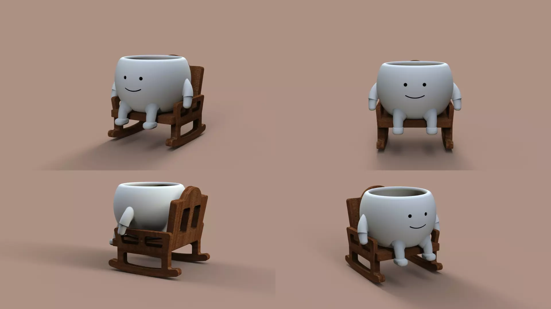 Plant Pots 3D print model_0