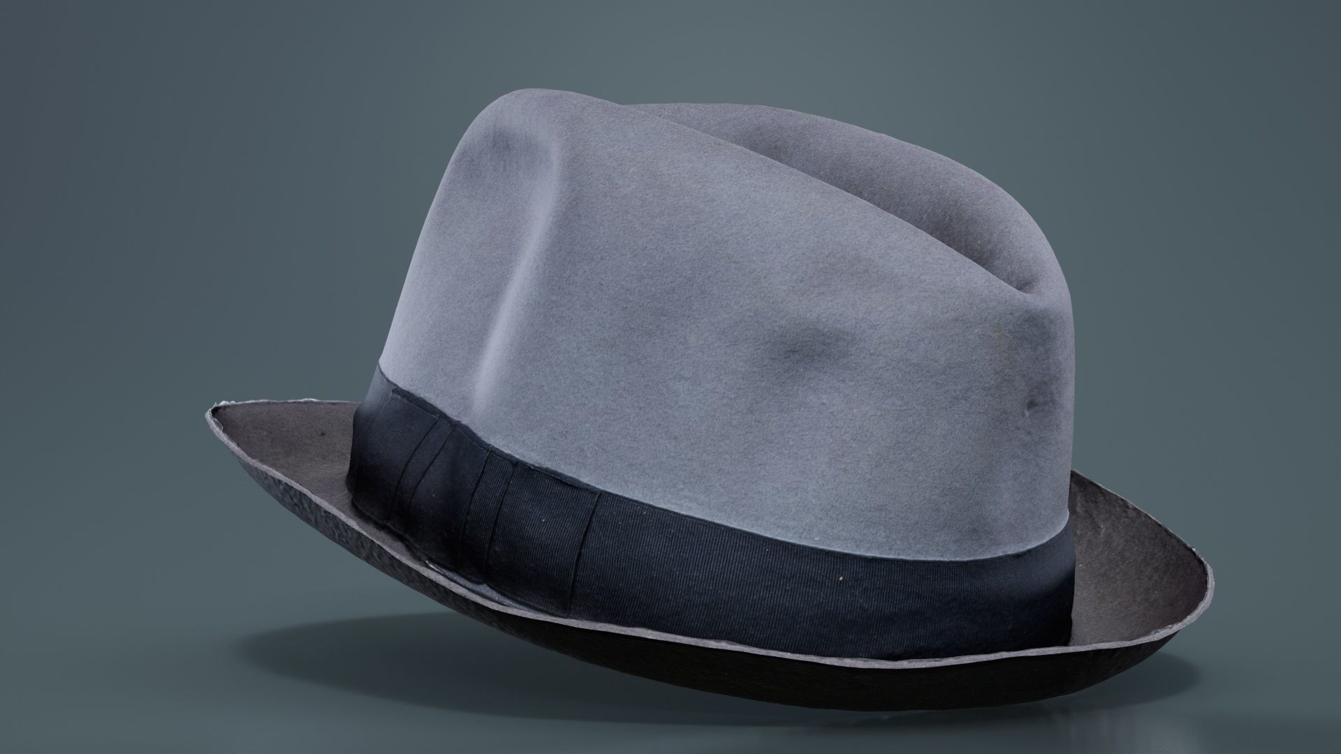 Foulard Hat Low-poly 3D model_4