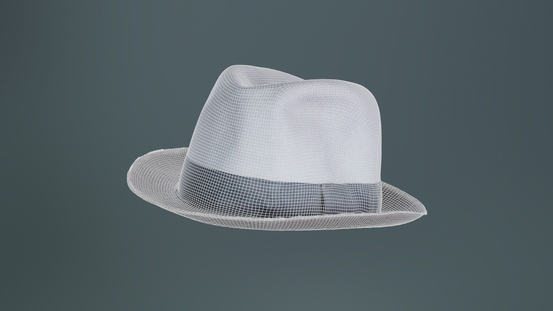 Foulard Hat Low-poly 3D model_9