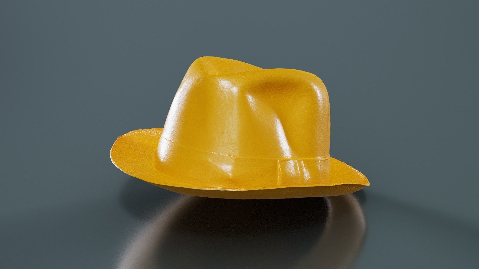 Foulard Hat Low-poly 3D model_12