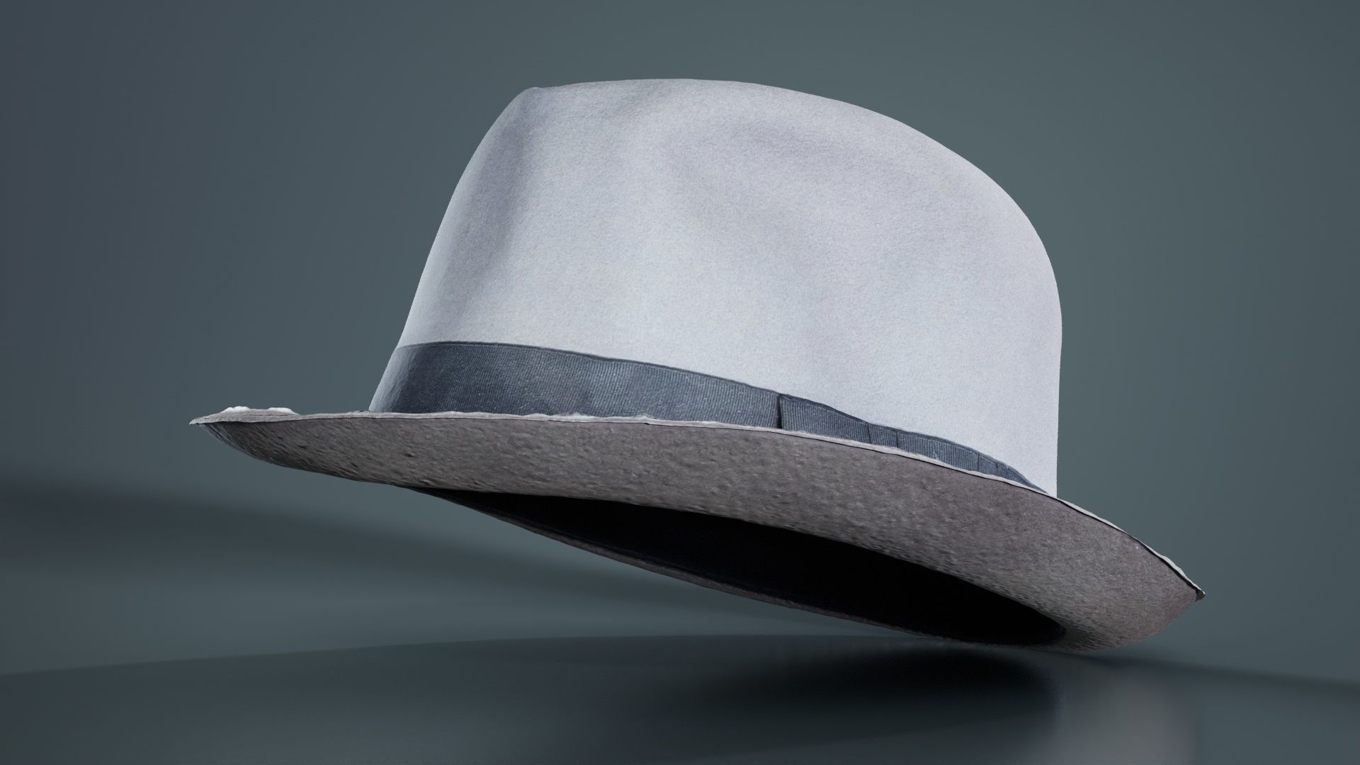 Foulard Hat Low-poly 3D model_3