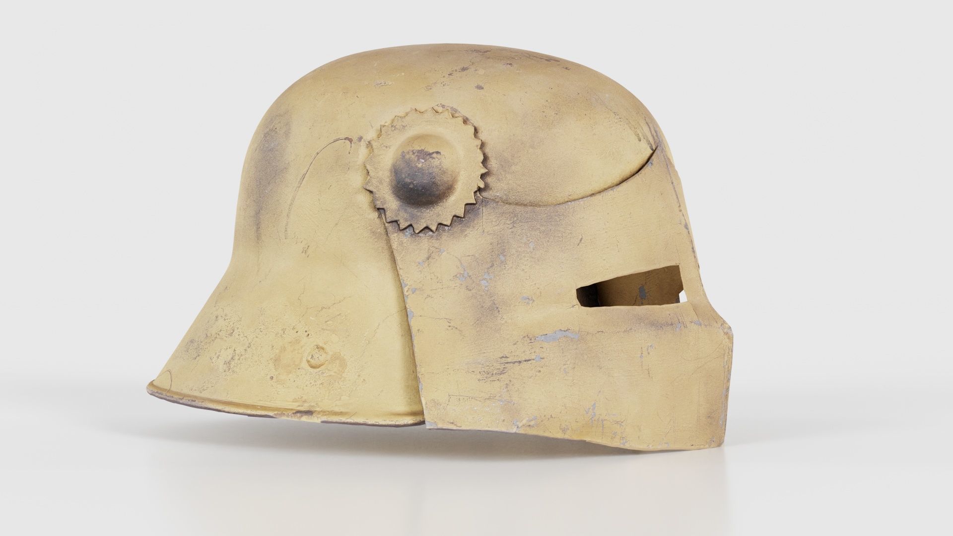 Gear Helmet Low-poly 3D model_17