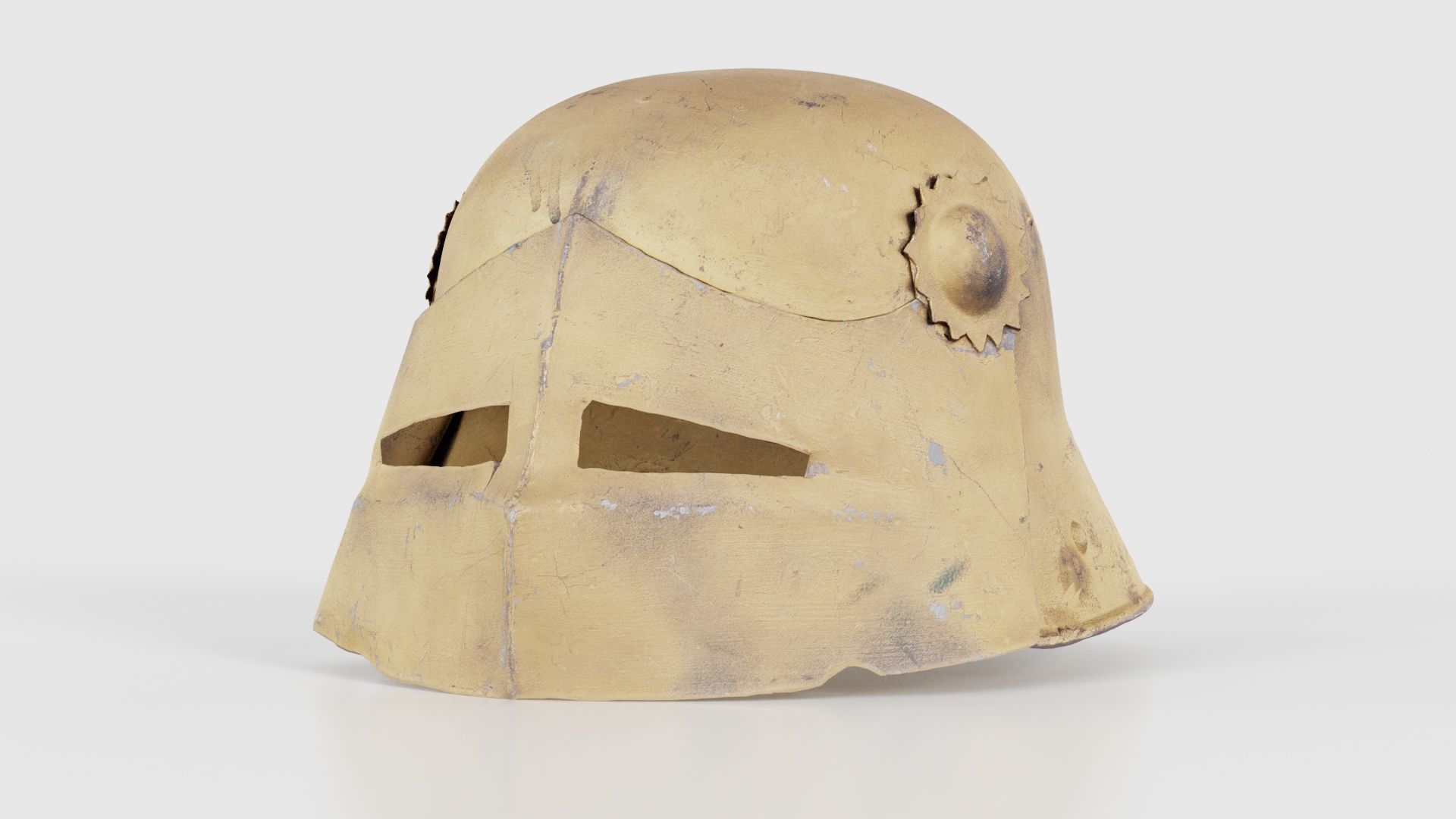 Gear Helmet Low-poly 3D model_26