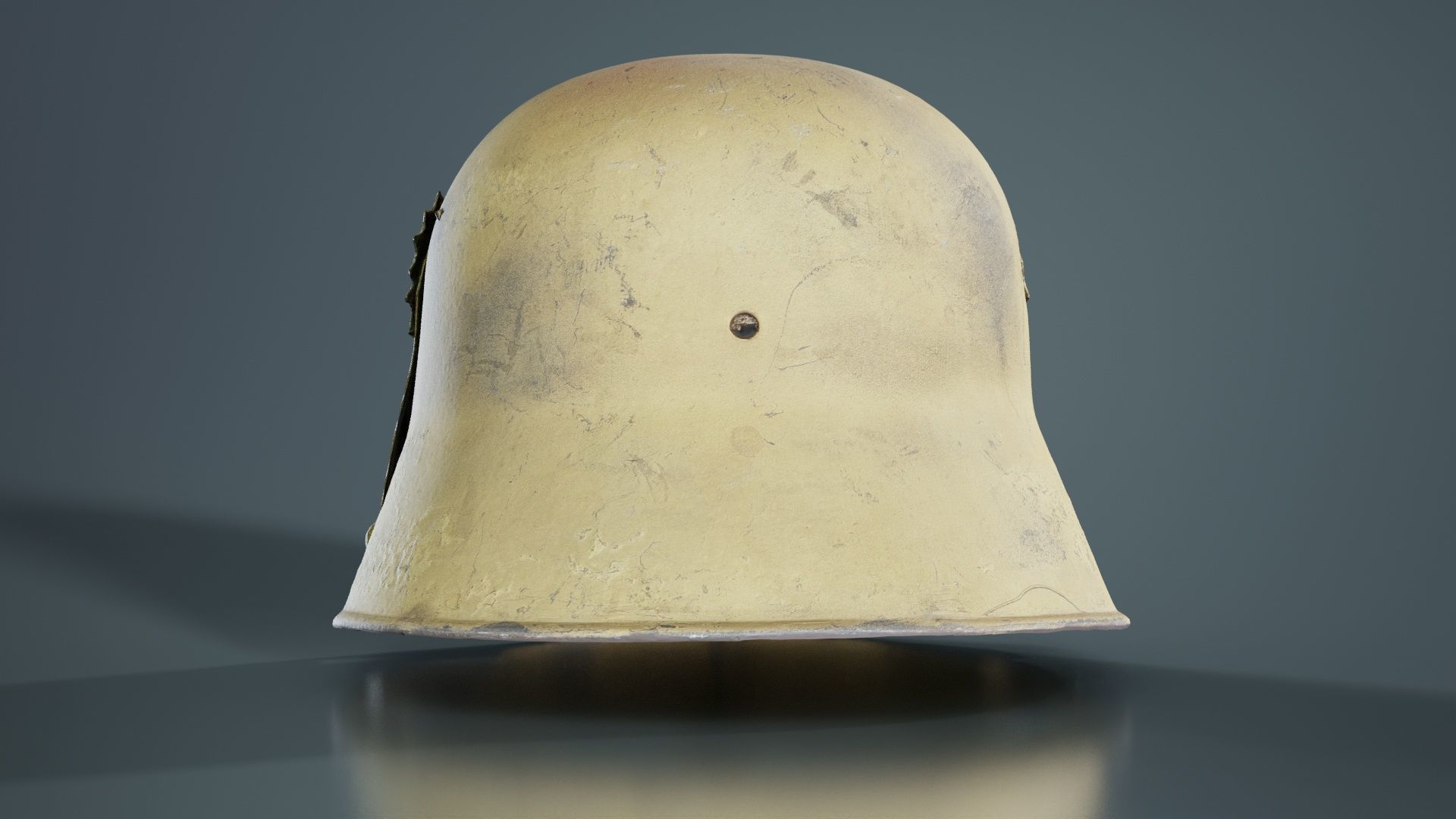 Gear Helmet Low-poly 3D model_2