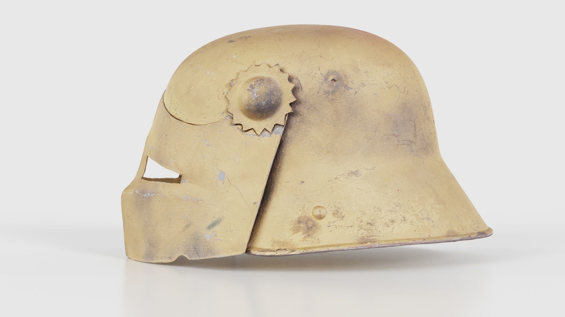 Gear Helmet Low-poly 3D model_24