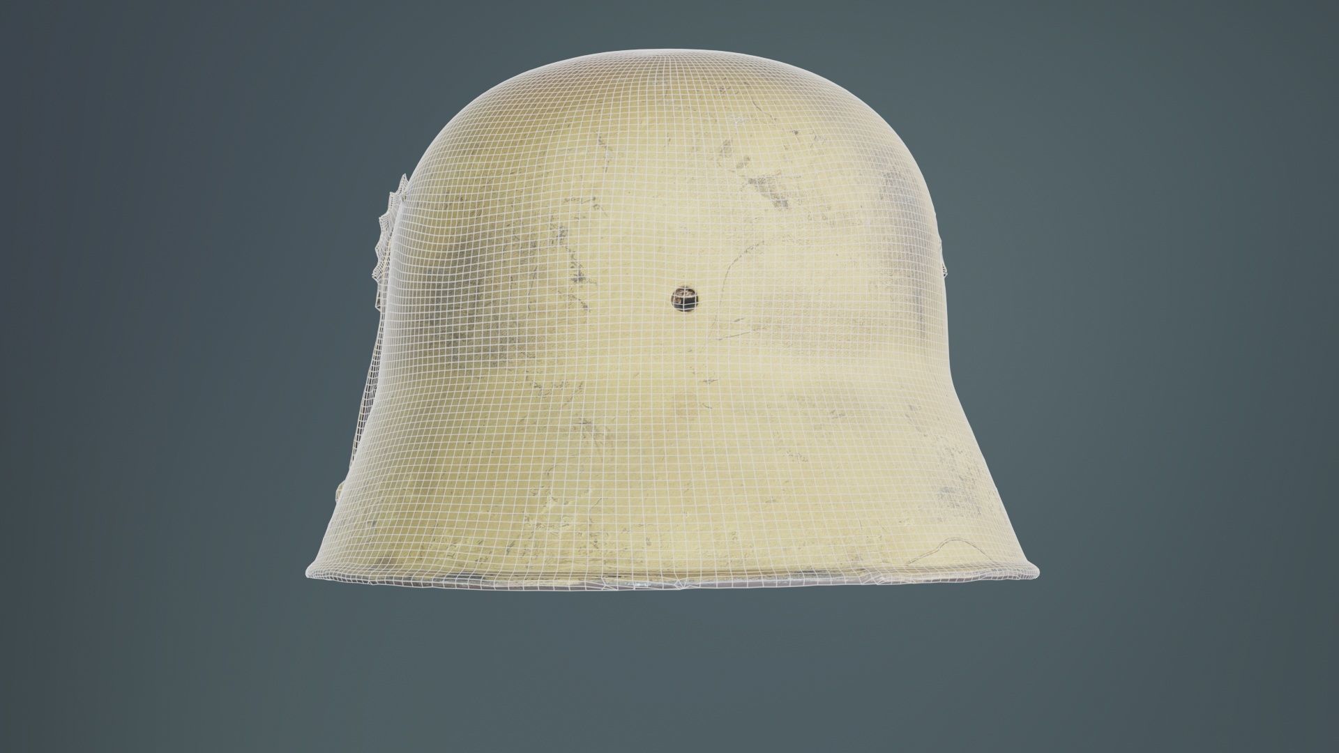 Gear Helmet Low-poly 3D model_10