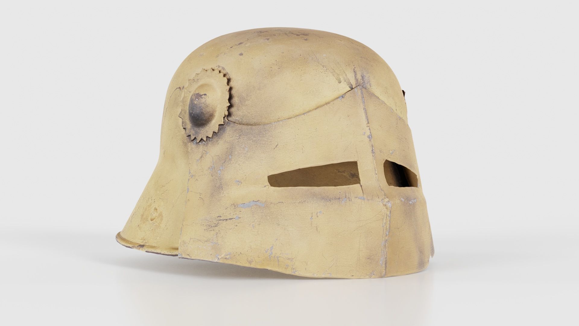 Gear Helmet Low-poly 3D model_16