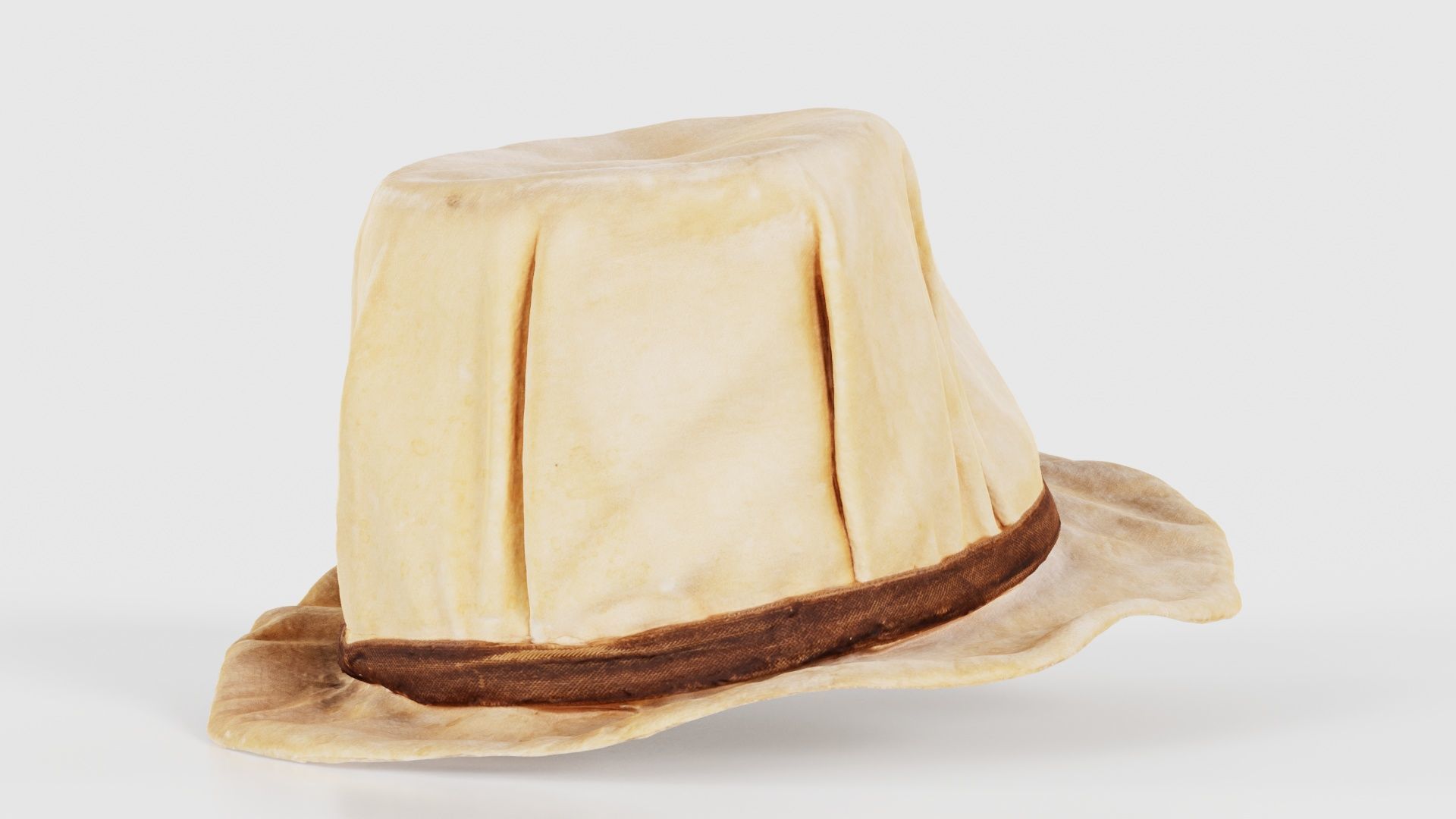 Melon Hat Low-poly 3D model_20