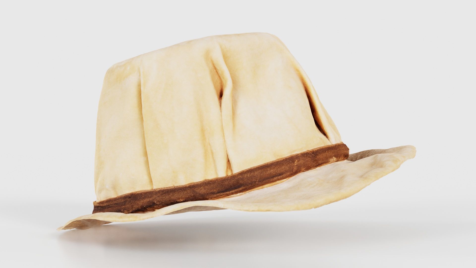 Melon Hat Low-poly 3D model_18