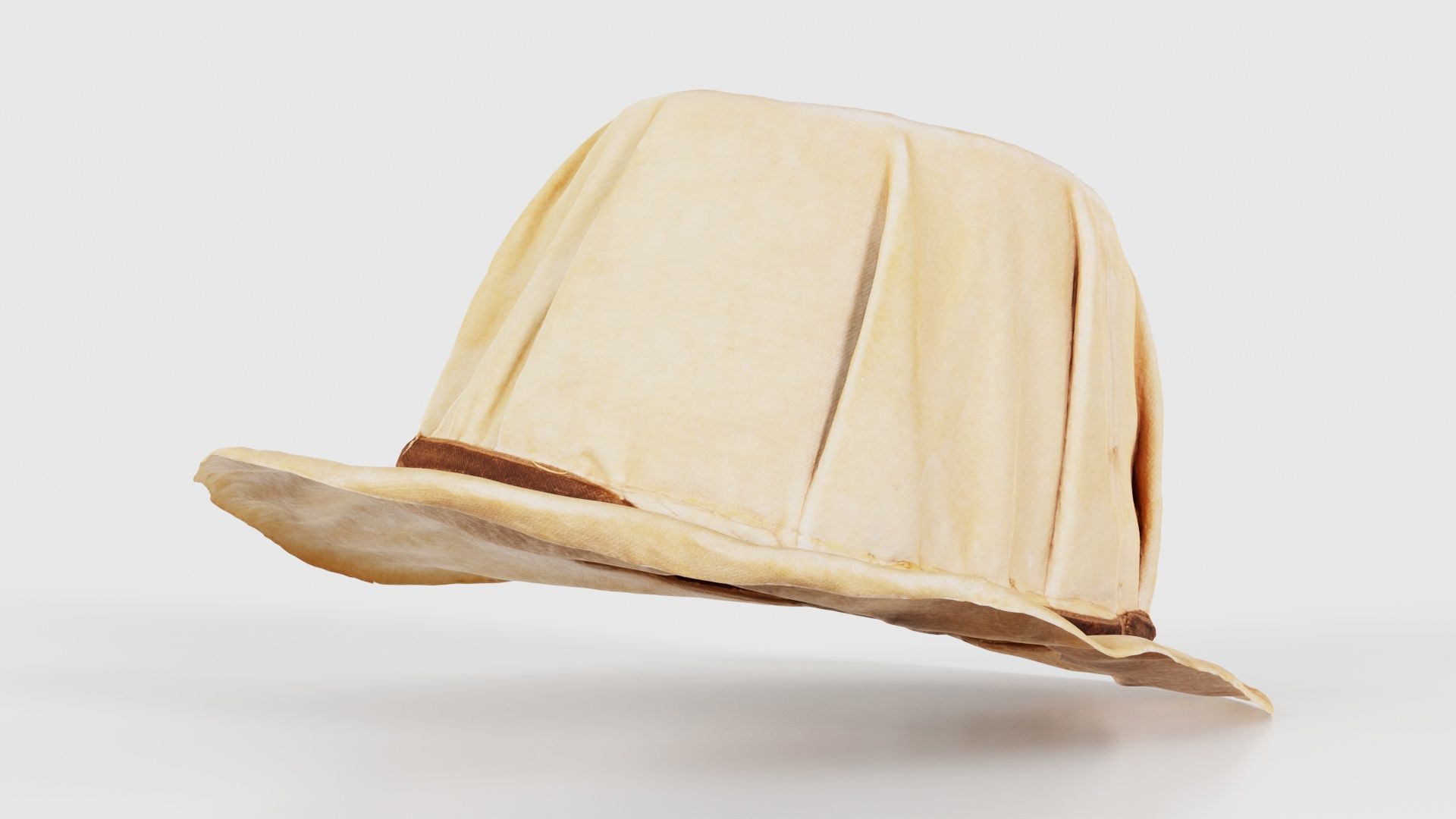 Melon Hat Low-poly 3D model_25