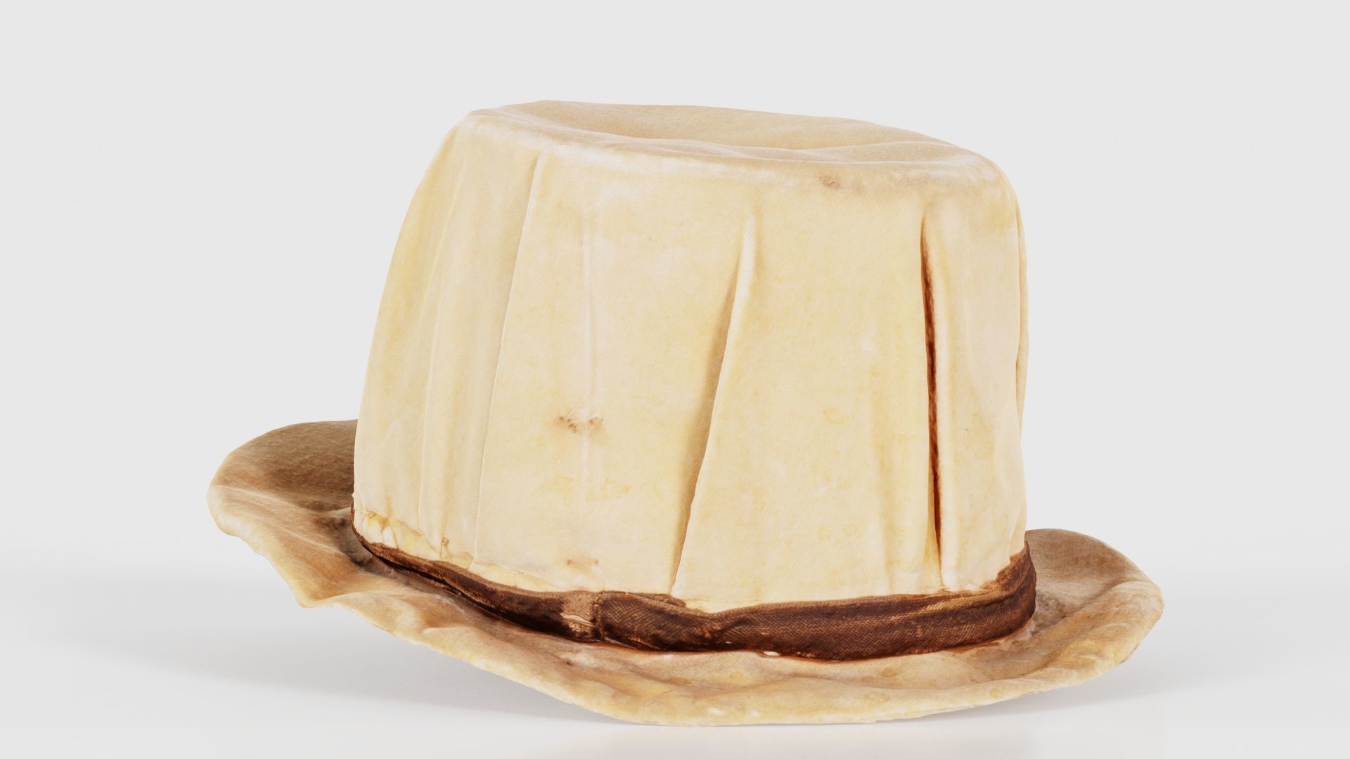 Melon Hat Low-poly 3D model_22