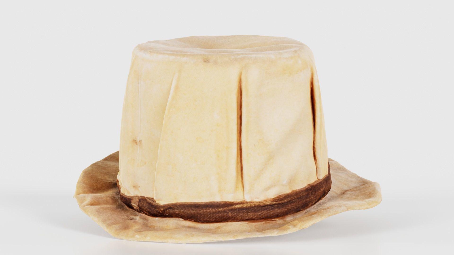 Melon Hat Low-poly 3D model_21