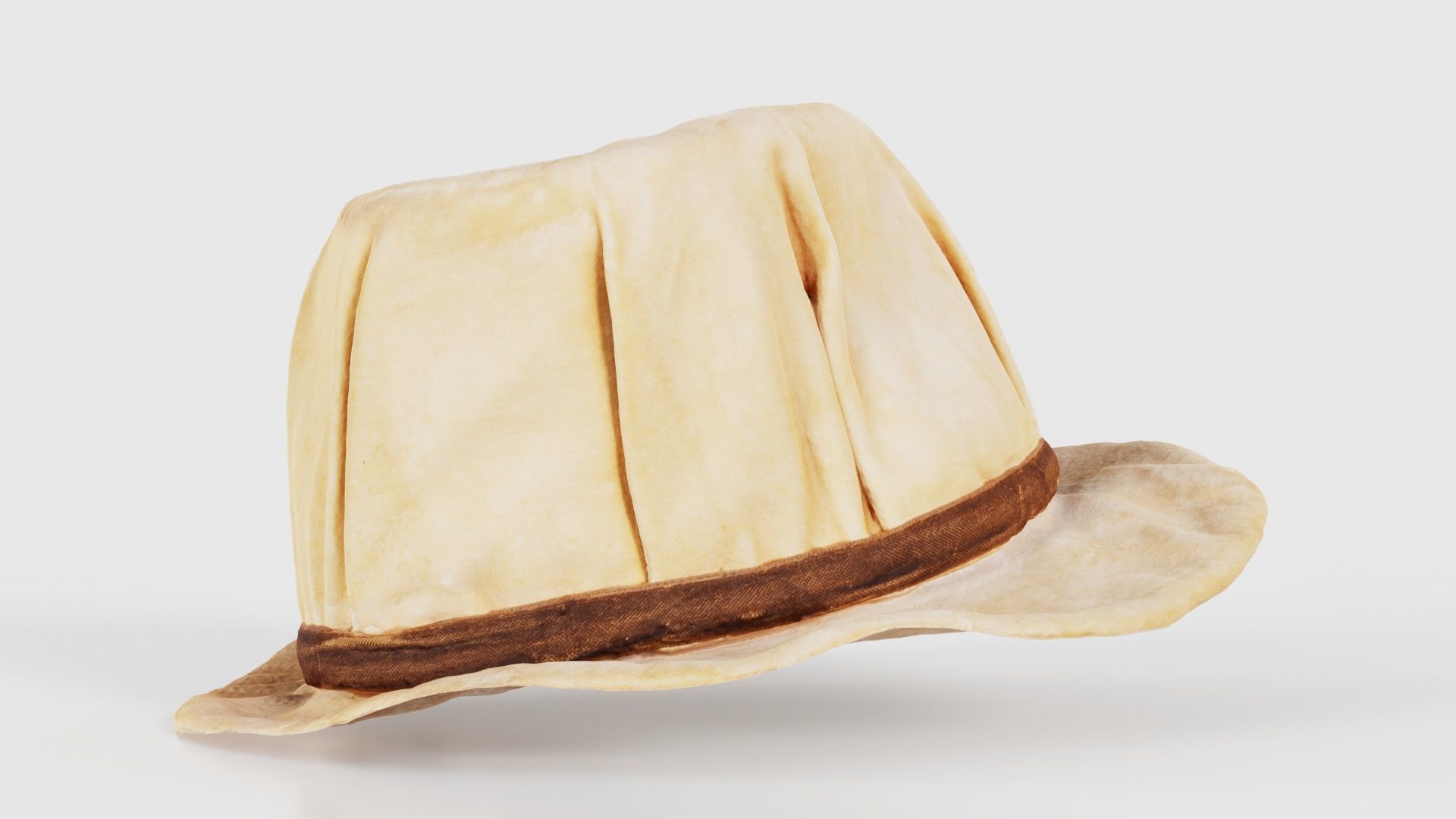 Melon Hat Low-poly 3D model_19