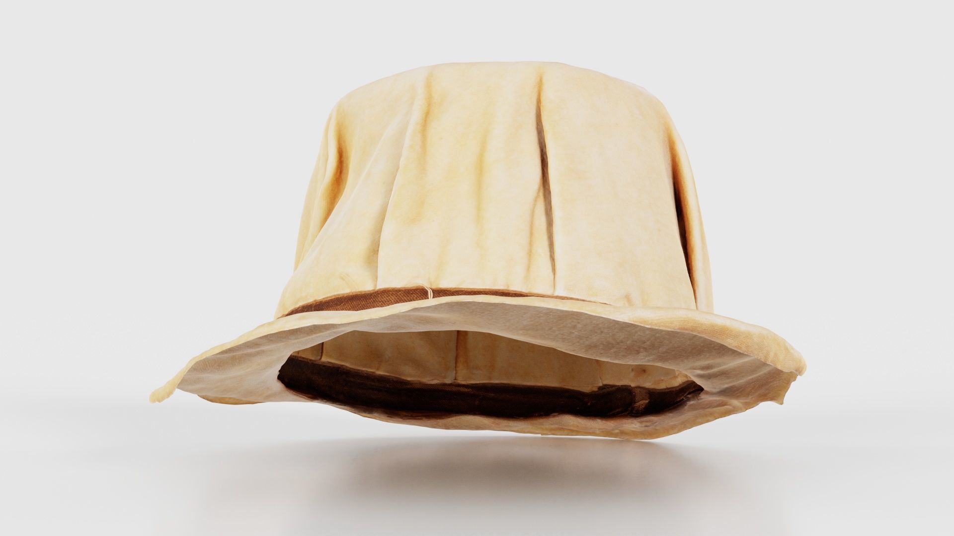 Melon Hat Low-poly 3D model_15